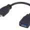 Cablu OTG USB 3.0 A la Micro B Nichelat