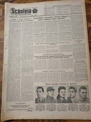 scanteia 20 martie 1952-prahova,saveni botosani,canalul dunare marea neagra foto