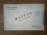 Pliant Muzeul Paul Capelleanu - Liceul Al. Lahovary din Ramnicu Valcea, 1923 / R2P5S