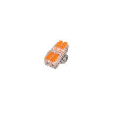 Conector legatura Doza 2 Poli, Dublu, KV226 transparent, 41A 450V 0.5-6mm2