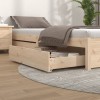 VidaXL Sertare pentru pat, 2 buc., lemn masiv de pin 814974