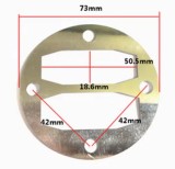 Garnitura din aluminiu pentru cap compresor de aer diametru 72mm CH029