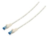 Patch Cord Goobay S/FTP Cat 6a RJ45, Cablu Litat Cu, Cod 79414