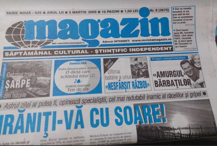revista MAGAZIN - 5 martie 2009