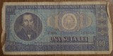 100 lei 1966, RSR / Rom&acirc;nia, circulată