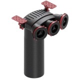 Plenum alimentare evacuare cu tehnologie OneClick HEATPEX ARIA CONNECT, 3 prize x O75 [mm], terminal O125 [mm], material PP, suprafata antibacteriana,