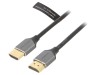 Cablu Vention HDMI 2.0 HDCP 2.2, 2m, Suport 4K UHD HDR, Cupru, Ecranat, Gri