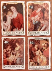 COOK-ISL.-1981-&amp;#039;&amp;#039;PICTURI- CELEBRE-RELIGIE&amp;#039;&amp;#039;CRACIUN-81-MADONA cu Pruncul&amp;#039;&amp;#039;--Serie de 4v.-MNH NESTAMP. -Calitate EXTRA foto