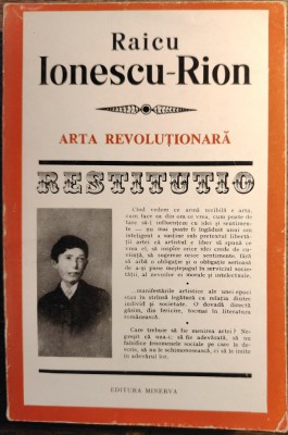Raicu Ionescu-Rion - Arta revolutionara foto