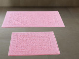 Cumpara ieftin Set 2 Prosoape Pentru Picioare Pera Pink 60x50 si 60x100 cm (Bumbac 100%)