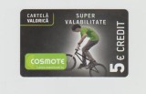 bnk card Romania - Cosmote Cyclist (Super Valabilitate) 5 euro - 25/11/2015 - Col:RO-COS-REF-0014-151125
