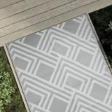 VidaXL Covor de exterior, ARAKIL gri, 120x180 cm, PP