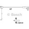 Set fise bujii FORD TRANSIT bus (FD, FB, FS, FZ, FC) (2000 - 2006) BOSCH 0 986 356 833