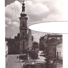 CP Cluj-Napoca - Piata, RPR, circulata 1958, stare foarte buna