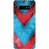 Husa silicon pentru Samsung Galaxy S10 Lite, Blue And Red Abstract