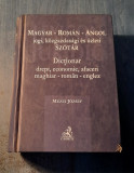 Dictionar Maghiar - roman - englez drept economie afaceri Mezei Jozsef