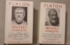 Oeuvres Completes Platon, 2 vol, Gallimard 1950, Franceza, Filosofie, Coperta Cartonata