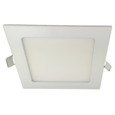 Spot Led Slim Patrat 193x193mm, 15W=100W, 2700K, lumina calda