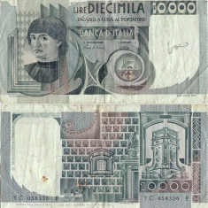 1982 ( 3 XI ) , 10,000 lire ( P-106b.2 ) - Italia