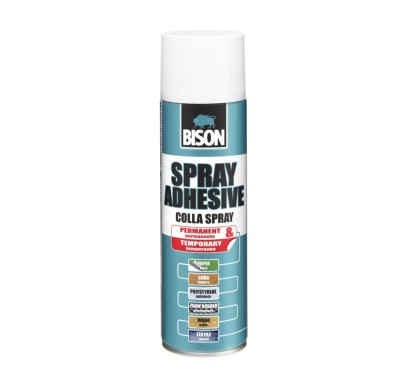 Adeziv tip spray universal, Bison Colla Spray, transparent, 200 ml foto