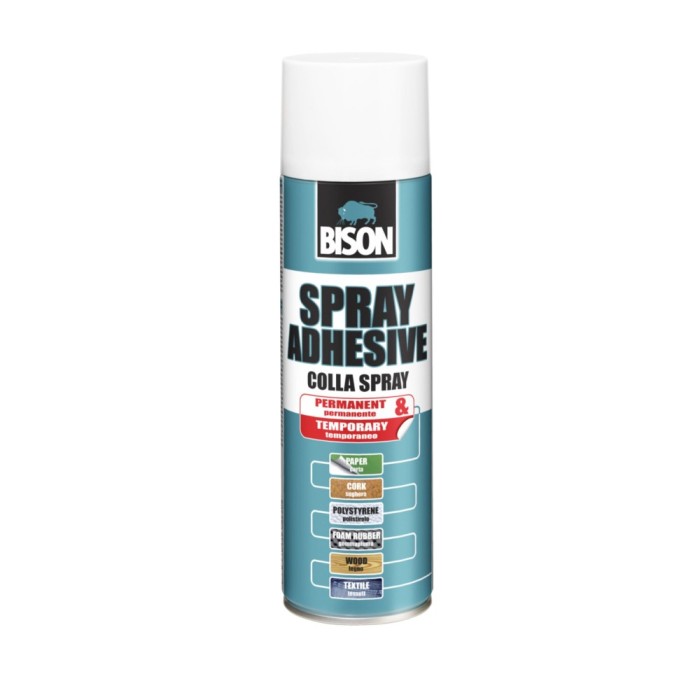 Adeziv tip spray universal, Bison Colla Spray, transparent, 200 ml