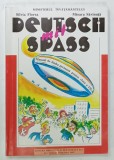 DEUTSCH MIT SPASS , MANUAL DE LIMBA GERMANA PENTRU CLASA A VII -A de SILVIA FLOREA si MIOARA SAVINUTA , 1998 , PREZINTA INSEMNARI *