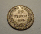 Finlanda 25 Pennia 1890