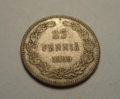 Finlanda 25 Pennia 1890 foto