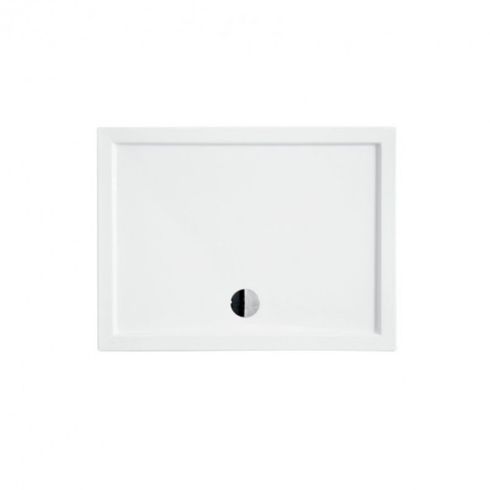 OSKAR12090 Cădiță de duș acrilică pătrată Oskar 120x90x5,5 cm, design joasă