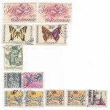 Cehoslovacia - Marci diverse (11 buc.), 1966 - valori obliterate