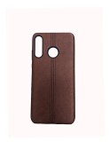 Husa Telefon Silicon Huawei P30 Lite Brown Leather