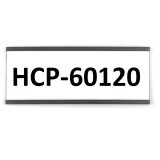 Eticheta magnetica profil C, 120&amp;#215;60 mm (cu hartie si protectie PVC)