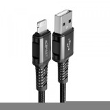 Cablu Date si Incarcare USB-A - Lightning Acefast C1-02, 18W, 1.2m, Negru