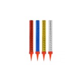 Set 4 artificii pentru tort, inaltime 12 cm holographic