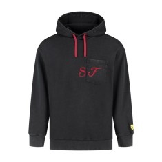 Ferrari hanorac de bărbați cu glugă Graphic black F1 Team 2025 - L