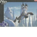 Puzzle 126 piese Niko invata sa zboare