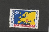 ROMANIA 1974 LP 856 EXPOZITIA DE MAXIMAFILIE EUROMAX - BUCURESTI MNH NESTAMP, Nestampilat