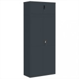 Fiset, antracit, 90x40x220 cm, otel