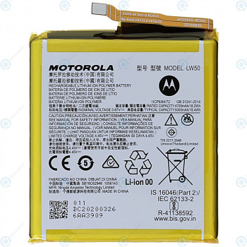 Baterie Motorola Edge Plus (XT2061 XT2061-3) LW50 5000mAh SB18C62948 foto