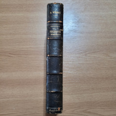 Alfred Weber - Histoire de la philosophie europeenne (1914, editie cartonata)