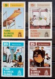 BC545, Turks &amp; Caicos 1982, serie arta Norman Rockwell