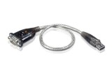Adaptor USB to RS-232 Aten UC232A-AT. Culoarea produsului: Din otel inoxidabil, Transparente, Negru, Lungime cablu: 0,35 m, Conector 1: USB Tip-A. Can