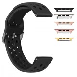 Cumpara ieftin Curea din silicon, compatibila Apple Watch 9|8|7|6|5|4|3|2|1 Series, 49mm|45mm|44mm|42mm, Negru