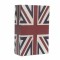 Seif secret tip carte cu cheie pentru blocare, British, 18 x 12 cm