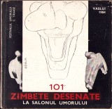 C14C 101 z&acirc;mbete desenate la Salonul Umorului, Festivalul Umorului C Tănase, Vaslui, 1984