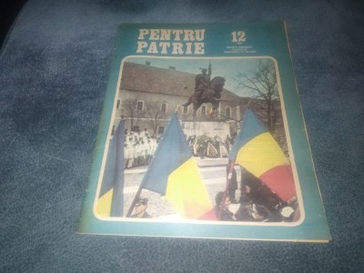 REVISTA PENTRU PATRIE NR 12 1991 foto