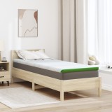 vidaXL Păturile pentru saltea Alb și Verde 80 x 200 cm