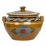 Oala din lut cu capac, diametru 24 cm, capacitate 10l, Z-TOOLS / EXT10458