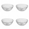 Set boluri, 8 piese, 350 ml, Sticla, Transparent natur