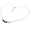 Colier argint cu safir natural fatetat